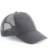 BB75R B75R Beechfield Recycled 6 Panel Snapback Trucker Cap Graphite Grey colour image